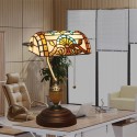 European Stained Glass Table Lamp