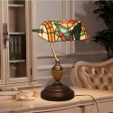 European Stained Glass Table Lamp