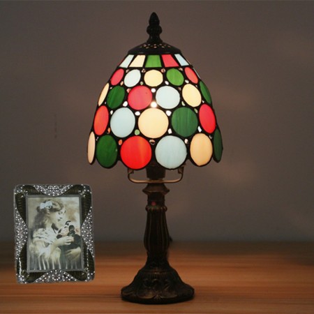 6 Inch European Stained Glass Table Lamp