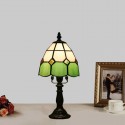 6 Inch Height: 12 Inch Mediterranean Stained Glass Table Lamp