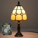 6 Inch Height: 12 Inch Mediterranean Stained Glass Table Lamp