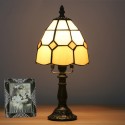 6 Inch Height: 12 Inch Mediterranean Stained Glass Table Lamp