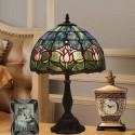 12 Inch European Stained Glass Tulip Style Table Lamp