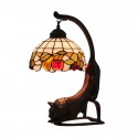 8 Inch European Stained Glass Table Lamp