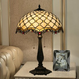 16 Inch American Stained Glass Table Lamp