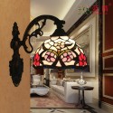 8 Inch European Stained Glass Wall Light