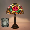 12 Inch European Stained Glass Table Lamp