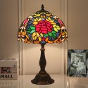 12 Inch European Stained Glass Table Lamp