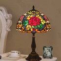 12 Inch European Stained Glass Table Lamp