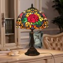 12 Inch European Stained Glass Table Lamp