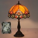 12 Inch European Stained Glass Table Lamp