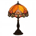 12 Inch European Stained Glass Table Lamp