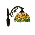 8 Inch European Stained Glass Wall Light