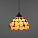 12 Inch European Stained Glass Pendant Light