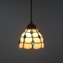 12 Inch European Stained Glass Pendant Light