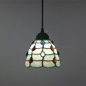 12 Inch European Stained Glass Pendant Light