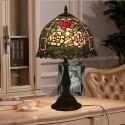 12 Inch European Stained Glass Table Lamp