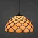 12 Inch European Stained Glass Pendant Light