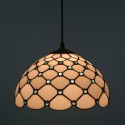 12 Inch European Stained Glass Pendant Light