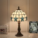 8 Inch European Stained Glass Table Lamp