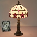 8 Inch European Stained Glass Table Lamp