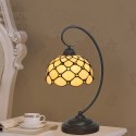 8 Inch Simple Stained Glass Table Lamp