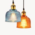 1 Light Modern/Contemporary Multi Colours Glass Pendant Light