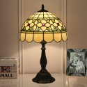 12 Inch European Stained Glass Table Lamp