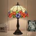 12 Inch European Stained Glass Table Lamp