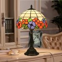 12 Inch European Stained Glass Table Lamp