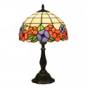 12 Inch European Stained Glass Table Lamp