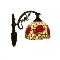 8 Inch European Stained Glass Wall Light