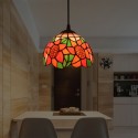 7 Inch European Stained Glass Pendant Light