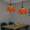 7 Inch European Stained Glass Pendant Light