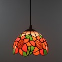 7 Inch European Stained Glass Pendant Light