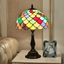 12 Inch European Stained Glass Table Lamp