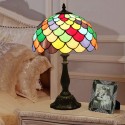 12 Inch European Stained Glass Table Lamp