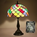 12 Inch European Stained Glass Table Lamp