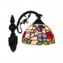 8 Inch European Stained Glass Wall Light