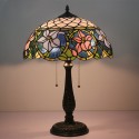 16 Inch European Stained Glass Table Lamp