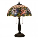 16 Inch European Stained Glass Table Lamp