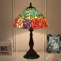 12 Inch European Stained Glass Table Lamp