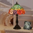 12 Inch European Stained Glass Table Lamp