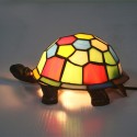 European Stained Glass Table Lamp