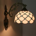 8 Inch European Stained Glass Wall Light