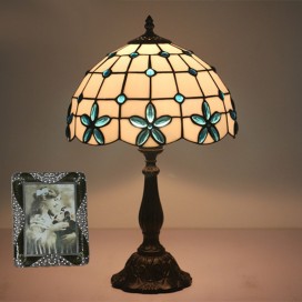 12 Inch American Stained Glass Table Lamp