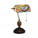 Mediterranean Stained Glass Table Lamp