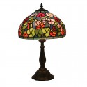 12 Inch European Stained Glass Table Lamp