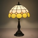 12 Inch Mediterranean Stained Glass Table Lamp