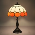 12 Inch Mediterranean Stained Glass Table Lamp